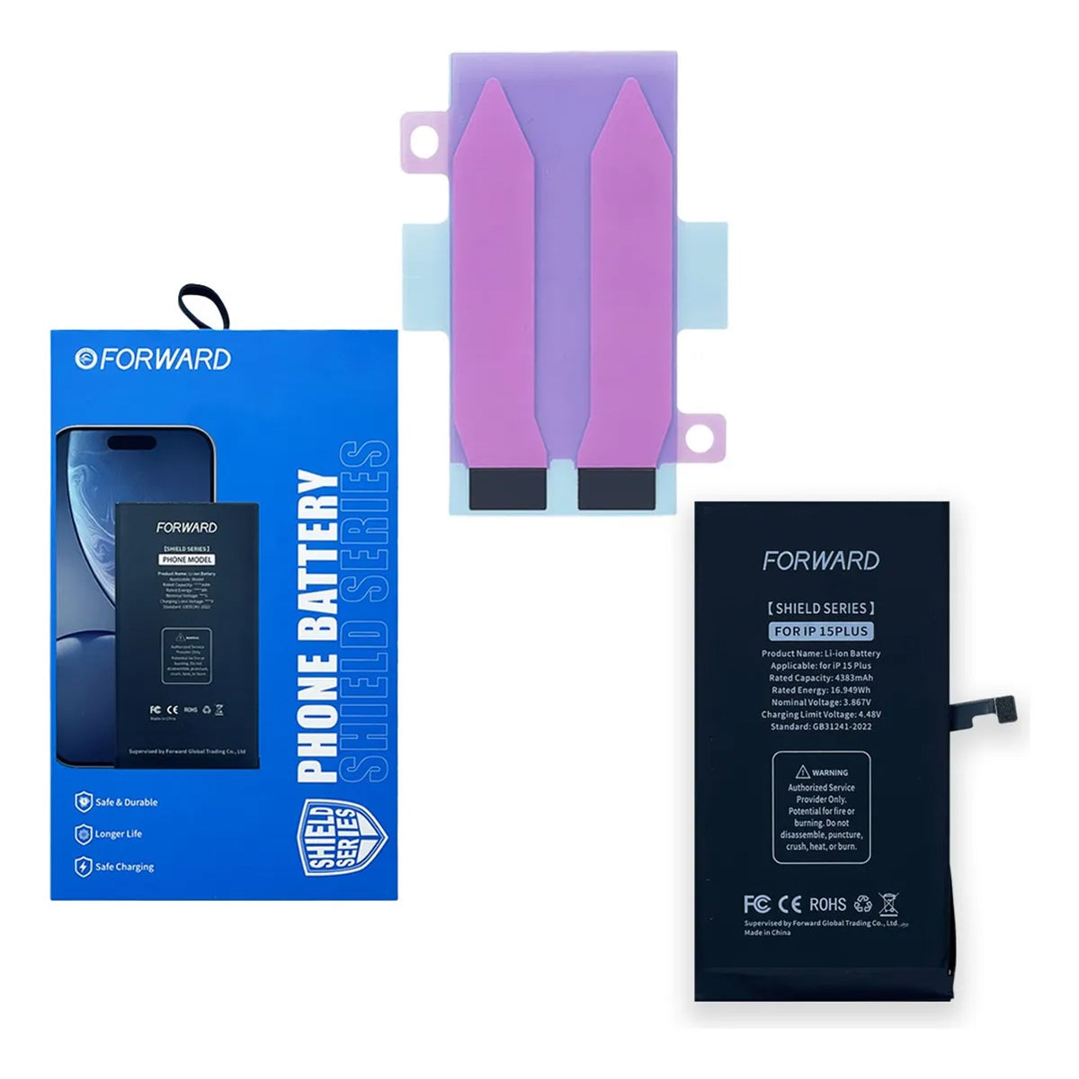 Batería Forward Autoprogramable compatible con Serie iPhone 15