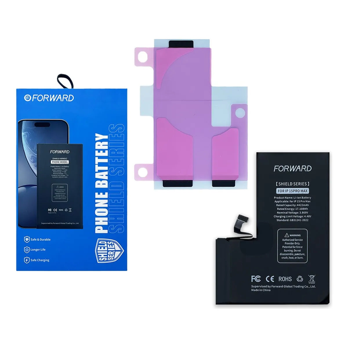 Batería Forward Autoprogramable compatible con Serie iPhone 15