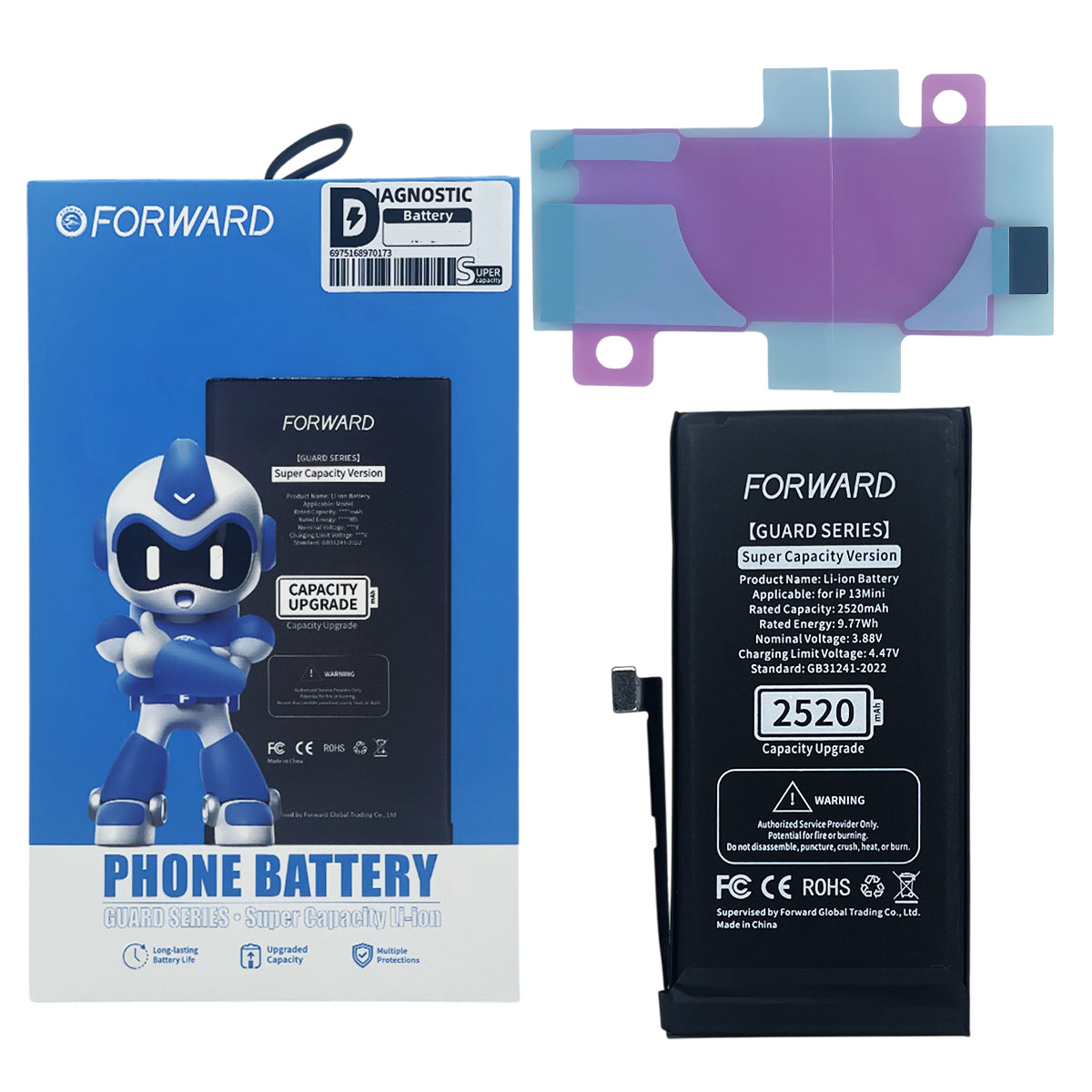 Batería Forward Autoprogramable de Alta Capacidad para iPhone Serie 13