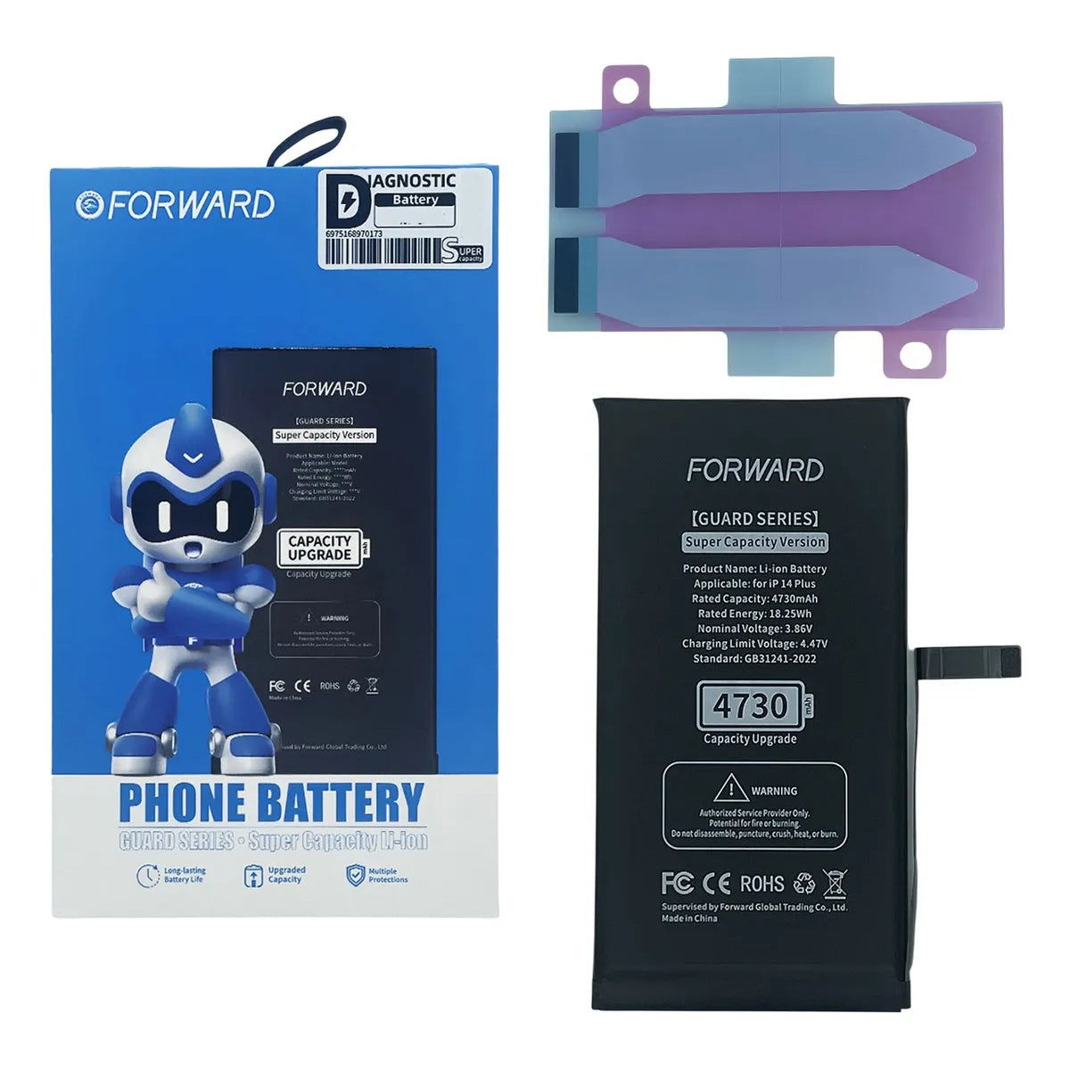 Batería Forward Premium Autoprogramable compatible con iPhone Serie 14