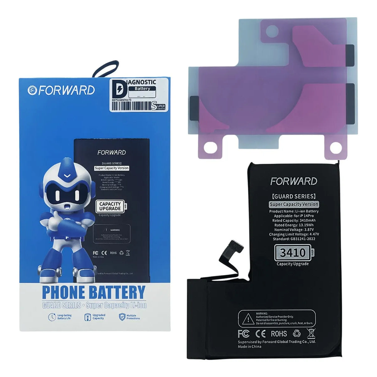 Batería Forward Premium Autoprogramable compatible con iPhone Serie 14
