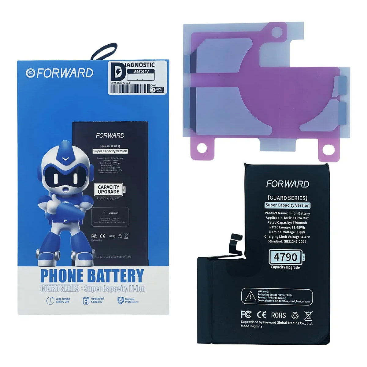 Batería Forward Premium Autoprogramable compatible con iPhone Serie 14