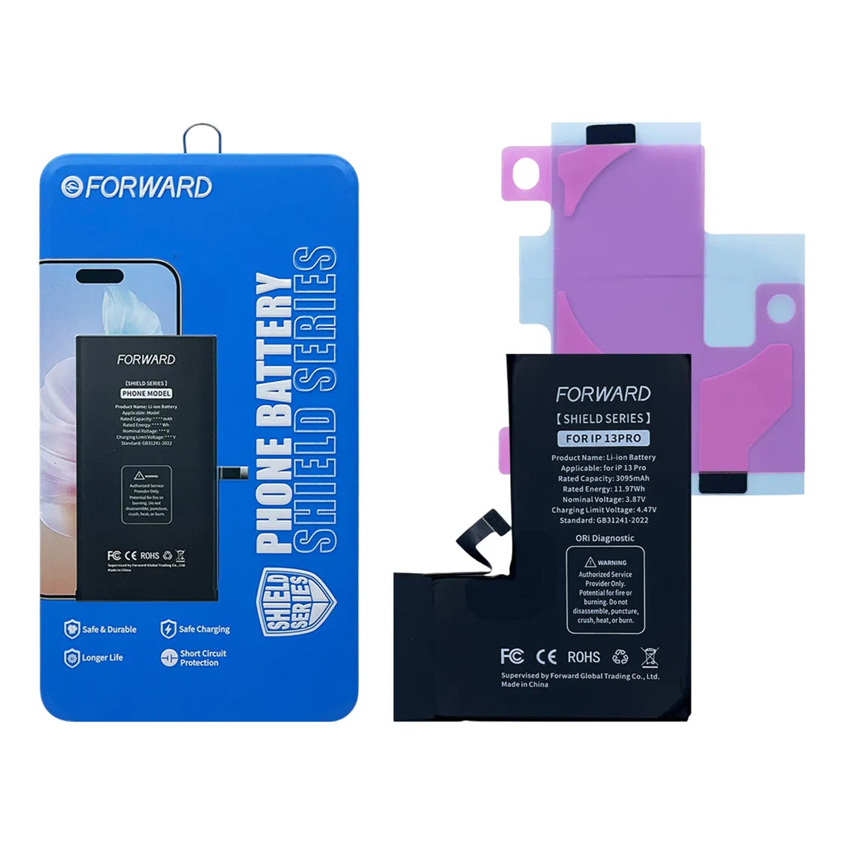 Batería Forward Autoprogramable compatible con iPhone Serie 13 – Calidad Genuine New