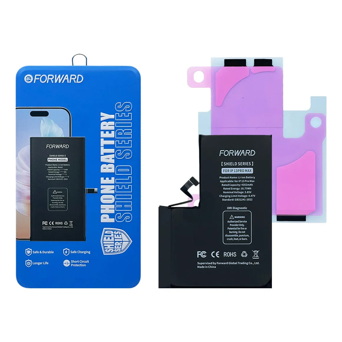 Batería Forward Autoprogramable compatible con iPhone Serie 13 – Calidad Genuine New