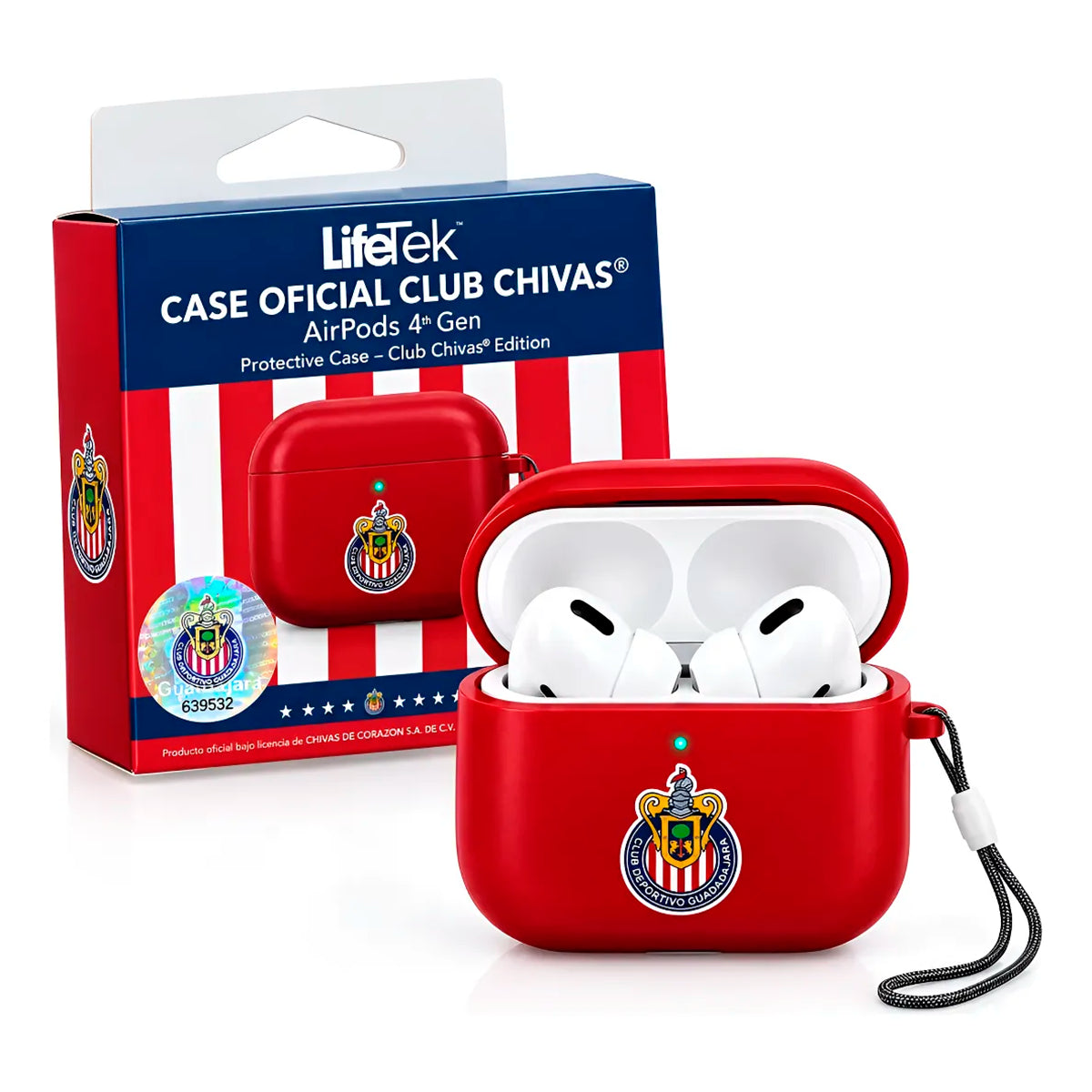 Case para AirPods 4 Club Chivas Oficial