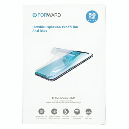 Paquete 50 Micas Hidrogel Forward de 9 Pulgadas