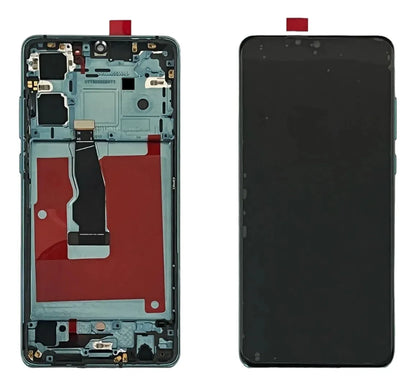 Pantalla con Marco compatible con Huawei P30 ELE-L04 OLED