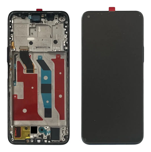 Pantalla con Marco compatible con Huawei Nova 8i NE-L22 OLED