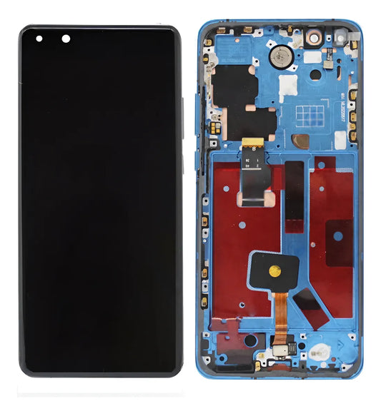 Pantalla con Marco compatible con Huawei P40 Pro ELS-NX9 OLED