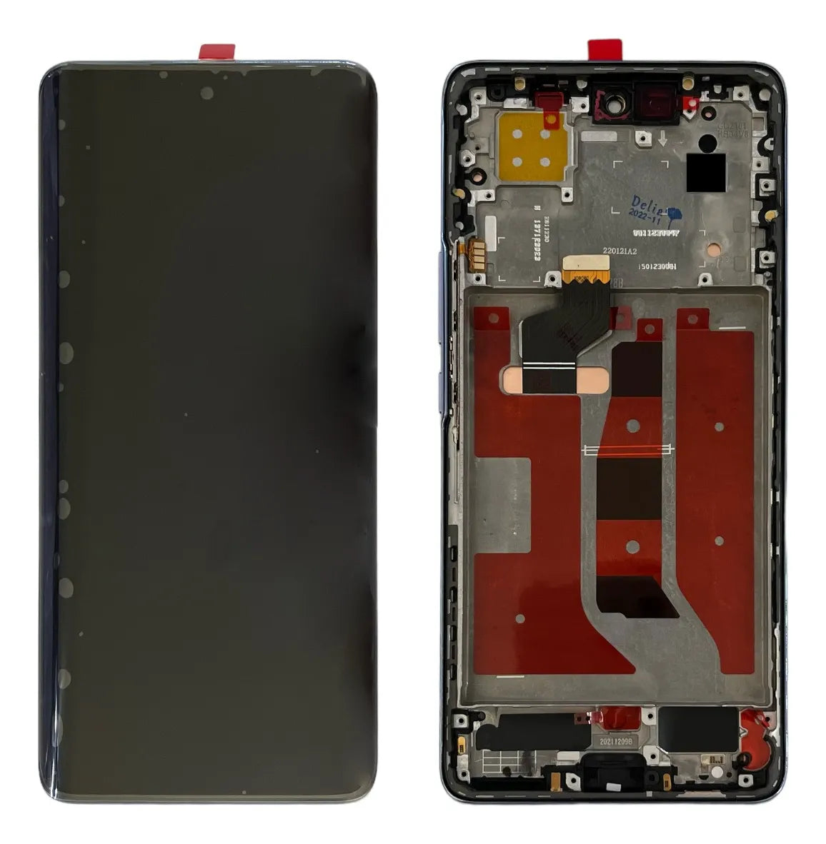 Pantalla con Marco compatible con Huawei Nova 9 NAM-AL00 OLED