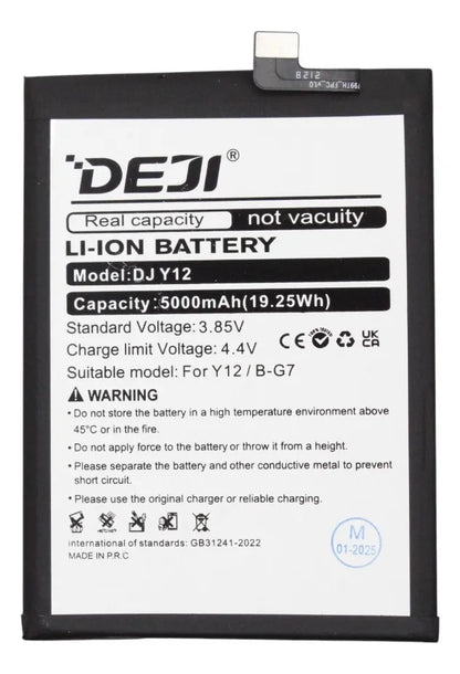 Bateria compatible con Vivo Y12 B-G7 Deji