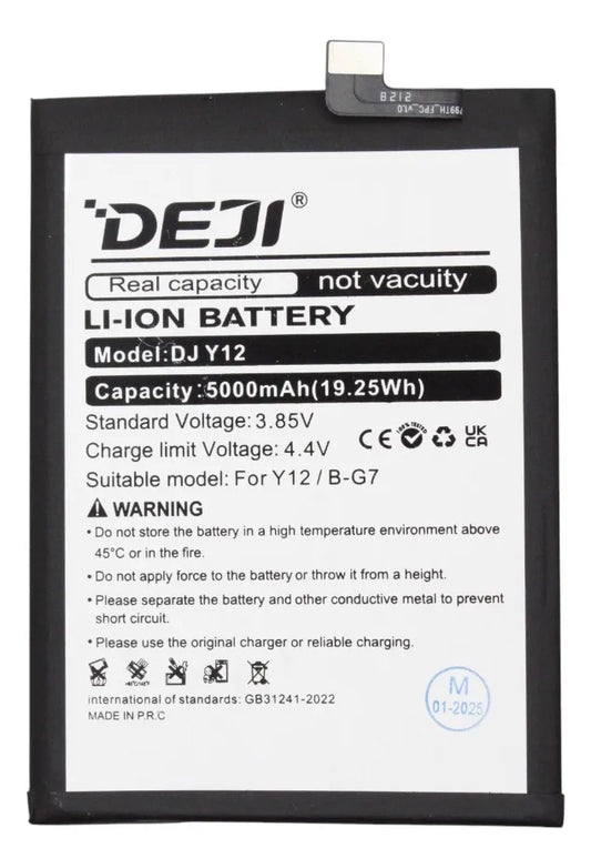 Bateria compatible con Vivo Y12 B-G7 Deji