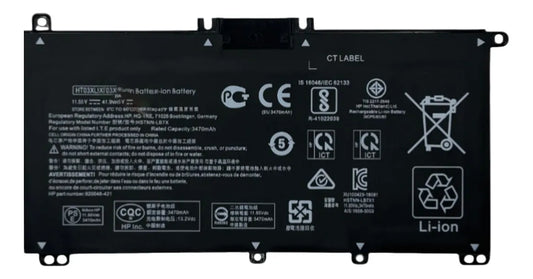 Bateria compatible Con HP TPN-Q207 Mod HT03XL