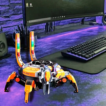 Bocina DMooster Cangrejo LED: ¡Diversión, Estilo y Sonido en tus Manos!