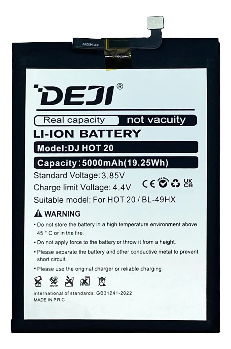Bateria compatible con Infinix Hot 20 5G BL-49HX (x666) Deji