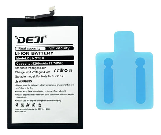 Bateria compatible con Infinix Note 8 BL-51BX 5200mah Deji