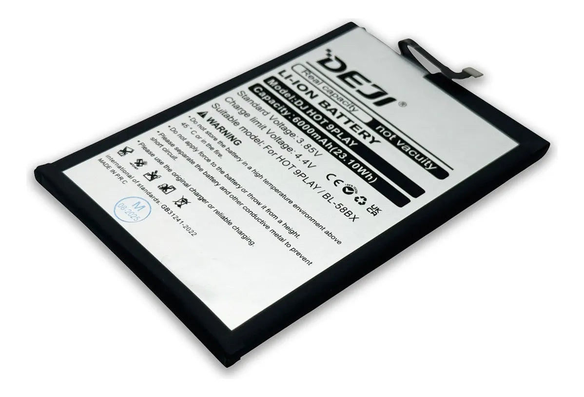 Bateria compatible con Infinix Hot 9 Play BL-58BX 6000mah