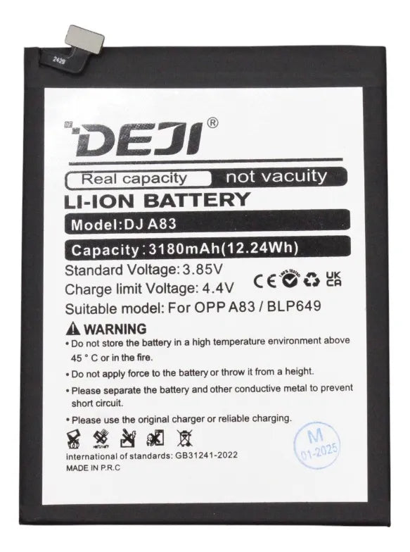 Bateria compatible con Oppo A83 Deji