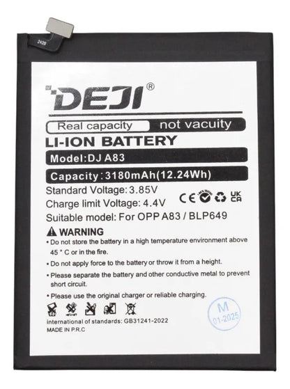 Bateria compatible con Oppo A83 Deji