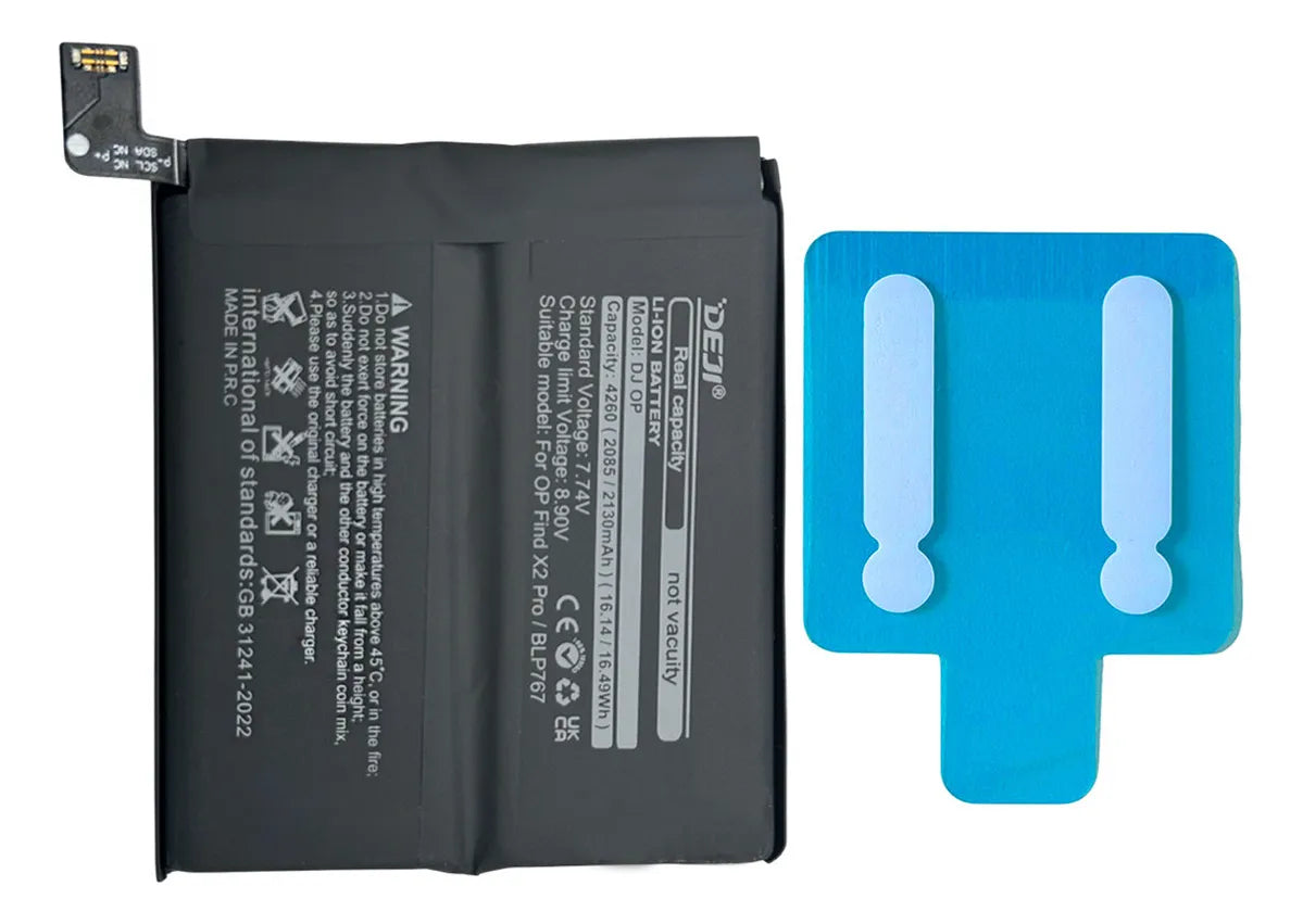 Bateria compatible con Oppo Find X2 Pro BLP755 Deji