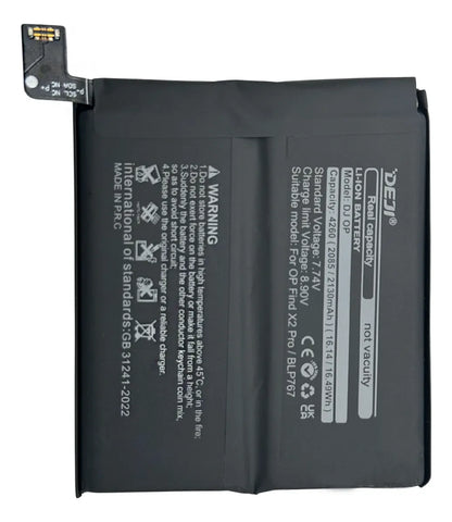 Bateria compatible con Oppo Find X2 Pro BLP755 Deji