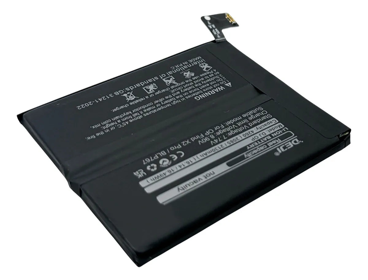 Bateria compatible con Oppo Find X2 Pro BLP755 Deji