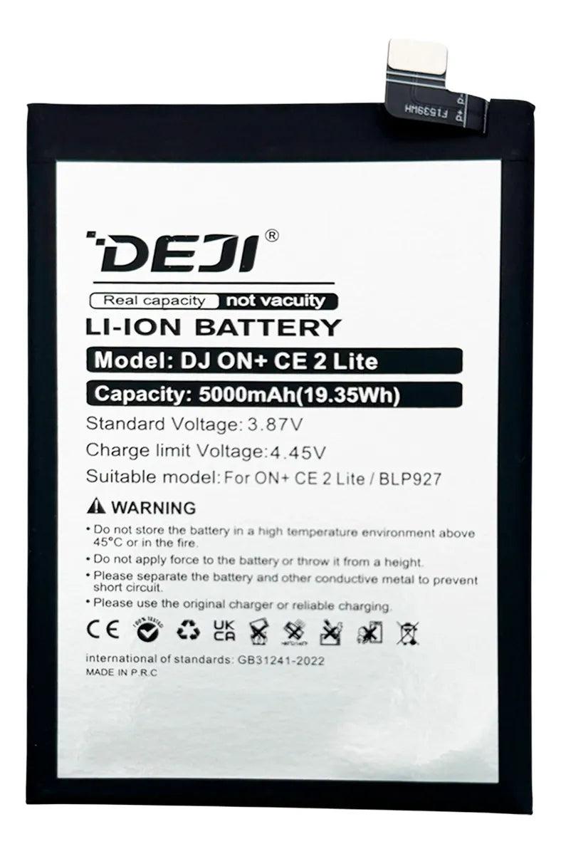 Bateria compatible con OnePlus CE2 Lite 5000mah Deji