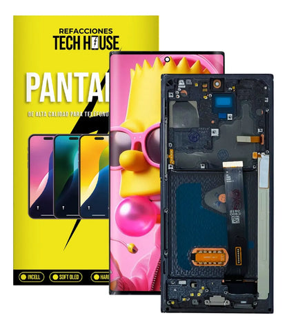 Pantalla compatible con Samsung Galaxy Note 20 Ultra con Marco