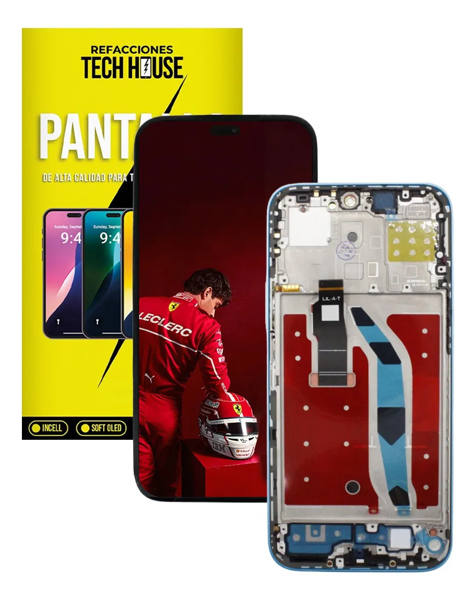 Pantalla para Honor 200 Lite Super Amoled con Marco