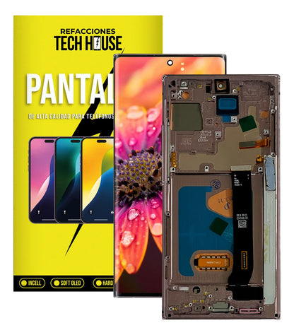 Pantalla compatible con Samsung Galaxy Note 20 Ultra con Marco