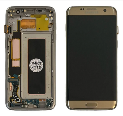 Pantalla con Marco compatible con Samsung Galaxy S7 Edge