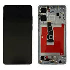 Pantalla con Marco compatible con Huawei P30 ELE-L04 OLED