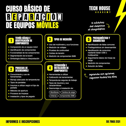 Curso Básico de Reparación de Equipos Móviles