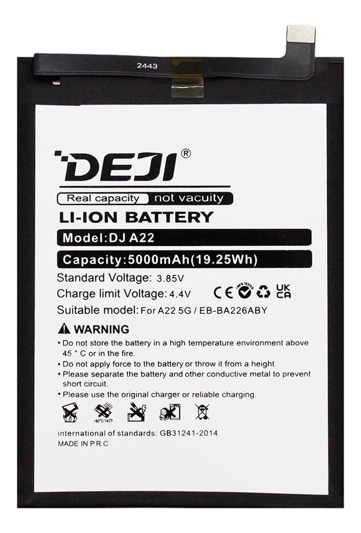 Bateria compatible con Samsung A22 5G Deji