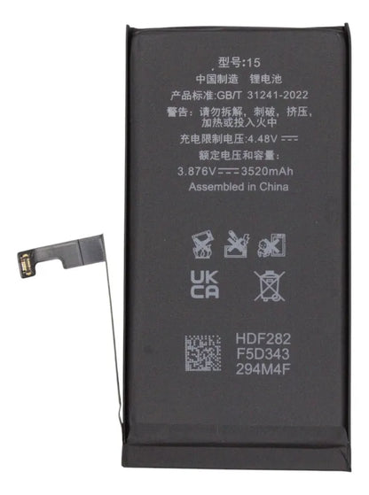 Batería compatible con iPhone 15 Deji (Capacidad Extendida)