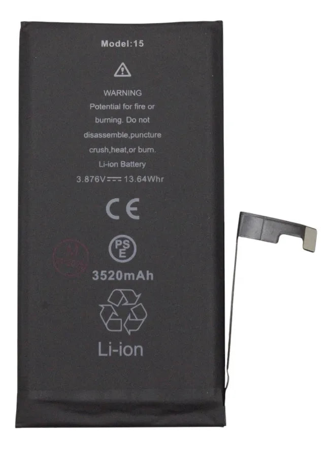 Batería compatible con iPhone 15 Deji (Capacidad Extendida)