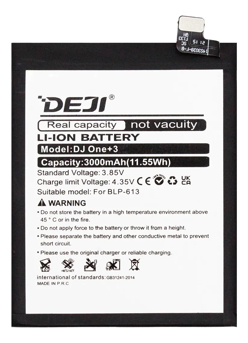 Batería compatible con Oppo OnePlus 3 Deji