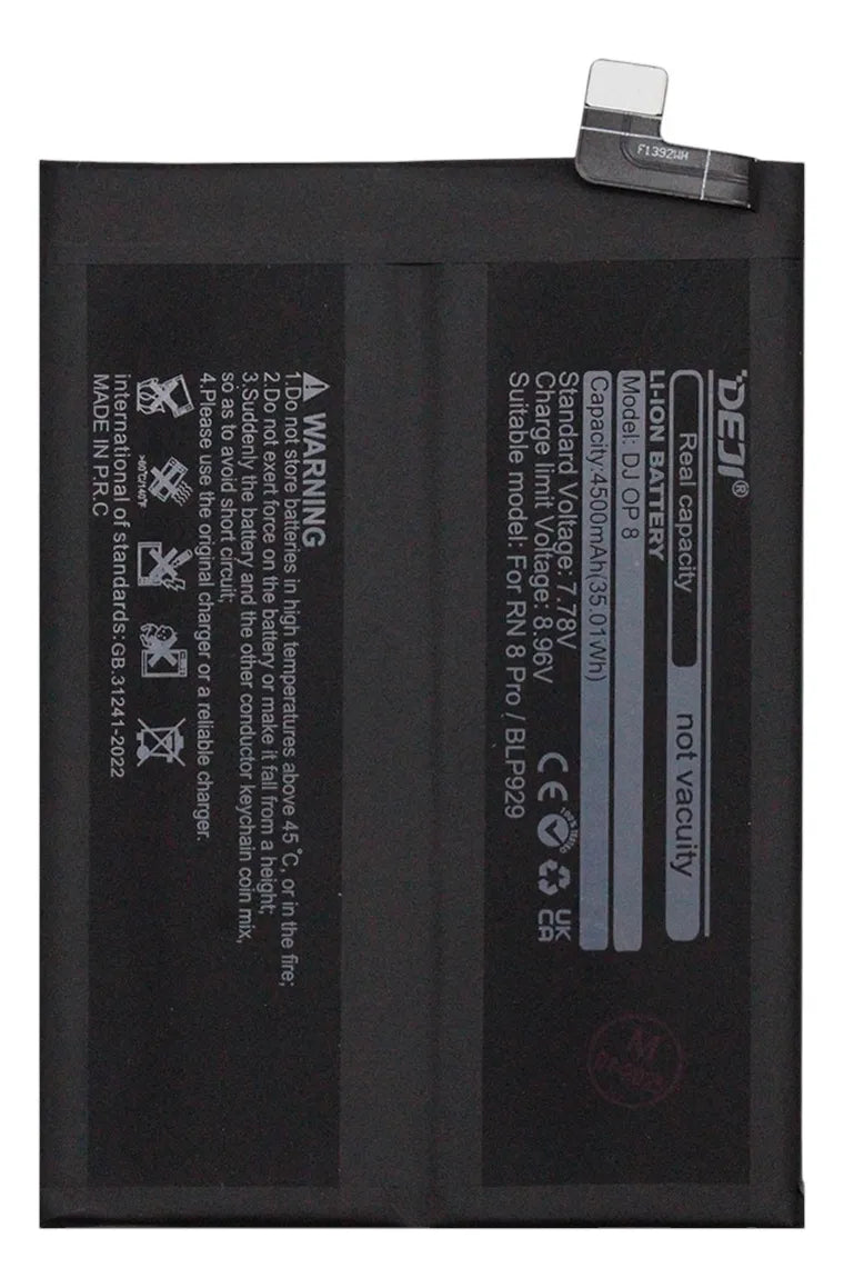 Batería compatible con Oppo Reno 8 Pro Plus Deji