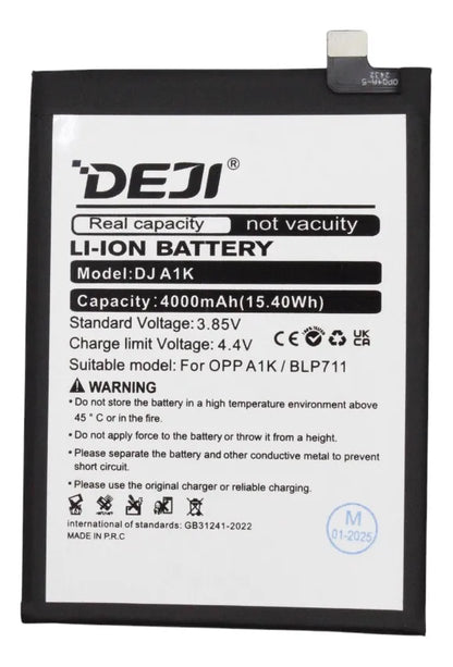 Batería compatible con Oppo A1K Deji