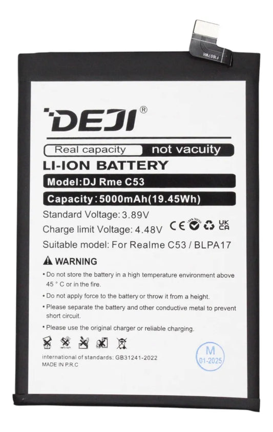 Batería compatible con Realme C53 Deji