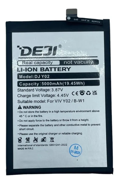 Batería compatible con Vivo Y02 B-W1 Deji