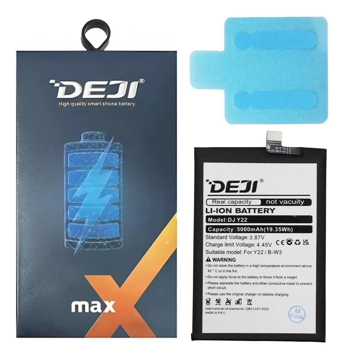 Batería compatible con Vivo Y22 B-W3 Deji