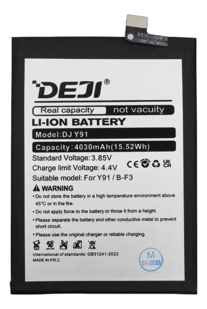 Batería compatible con Vivo Y91 B-F3 Deji