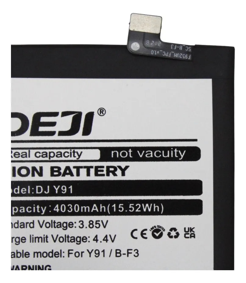 Batería compatible con Vivo Y91 B-F3 Deji