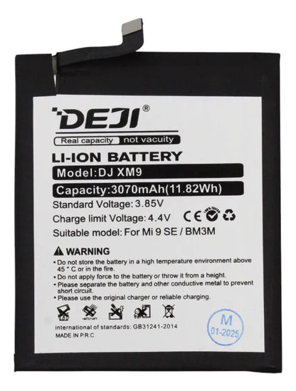 Batería compatible con Xiaomi Mi 9 SE Deji
