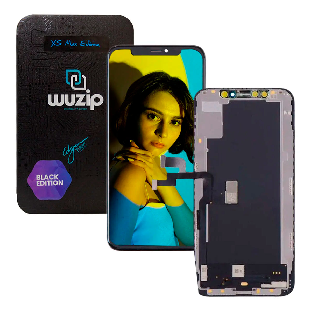 Pantalla iPhone XS Max Wuzip Black