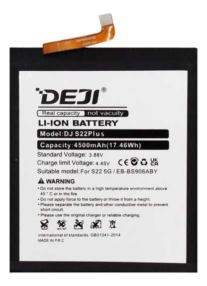 Batería compatible con Samsung S22 Plus 5G Deji