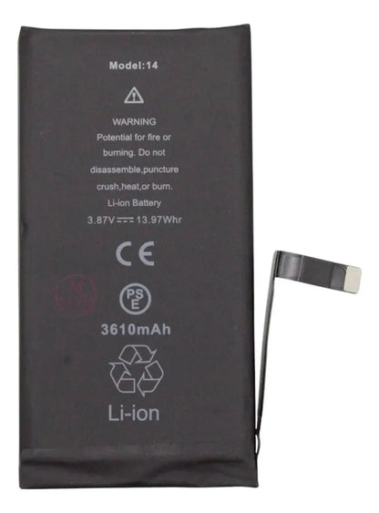 Batería compatible con iPhone 14 (Capacidad Extra) Deji