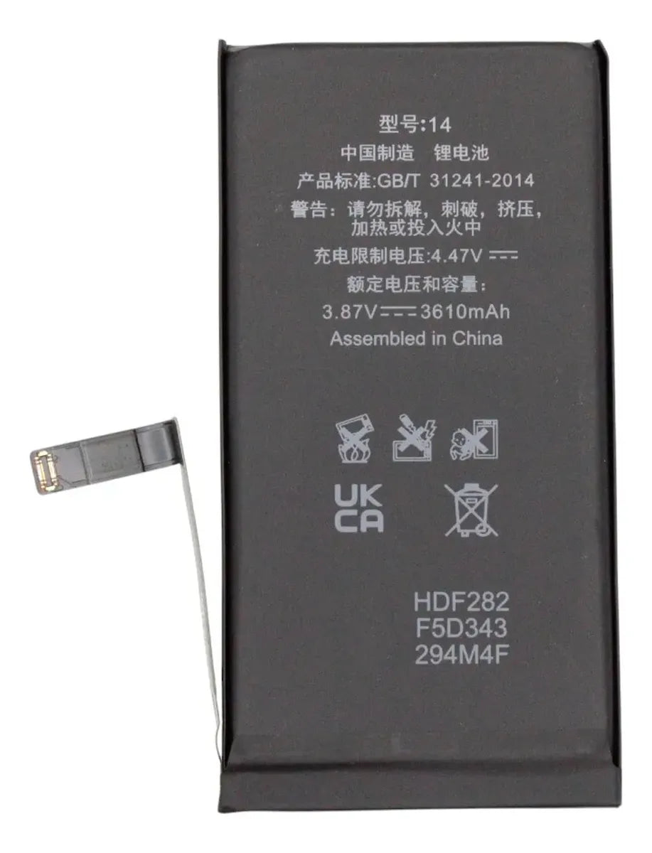 Batería compatible con iPhone 14 (Capacidad Extra) Deji