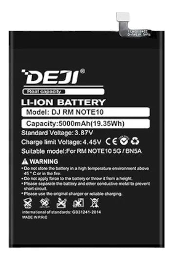 Batería compatible con Xiaomi Note 10 5G BN5A Deji